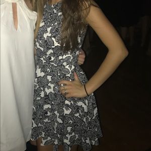 Black and white dress